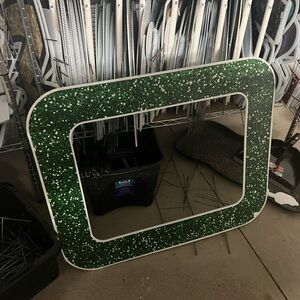 Emerald Sparkle Wall Mirror